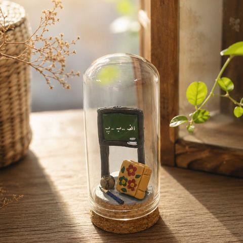 گوی شیشه ای مشاغل نقلی طرح معلم